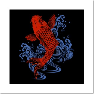 Carp Tattoo Posters and Art